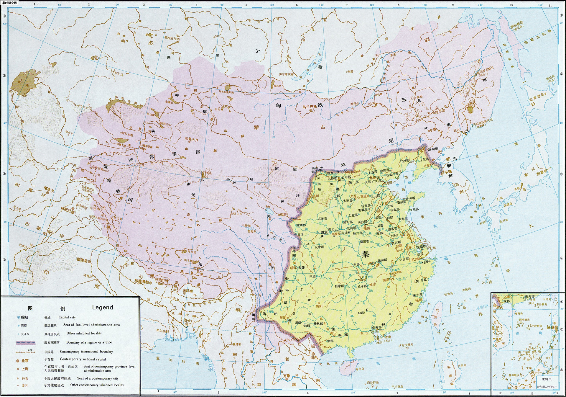 中国疆域从古至今版图演变，中国历史各个朝代地图大全