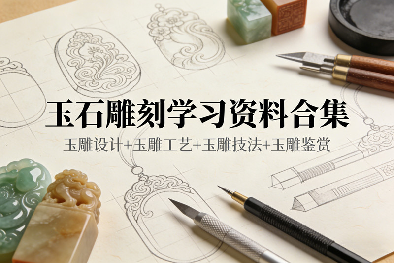 玉石雕刻学习资料合集玉雕设计玉雕工艺玉雕技法玉雕名家玉雕鉴赏木雕石雕篆刻技法
