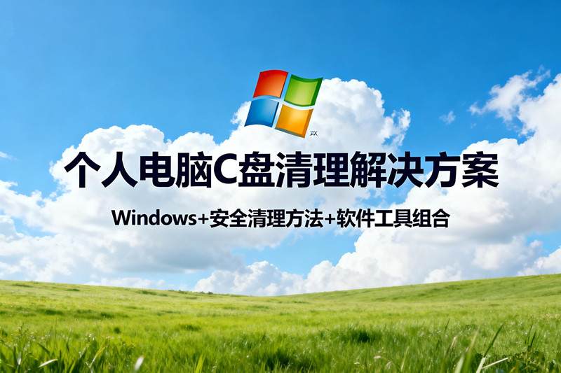 个人电脑C盘清理解决方案系统盘全面瘦身C盘爆红安全清理方法C盘空间不足清理步骤软件工具